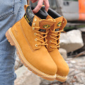 New design Nubuck Leather Work Boots Men Safety Boots